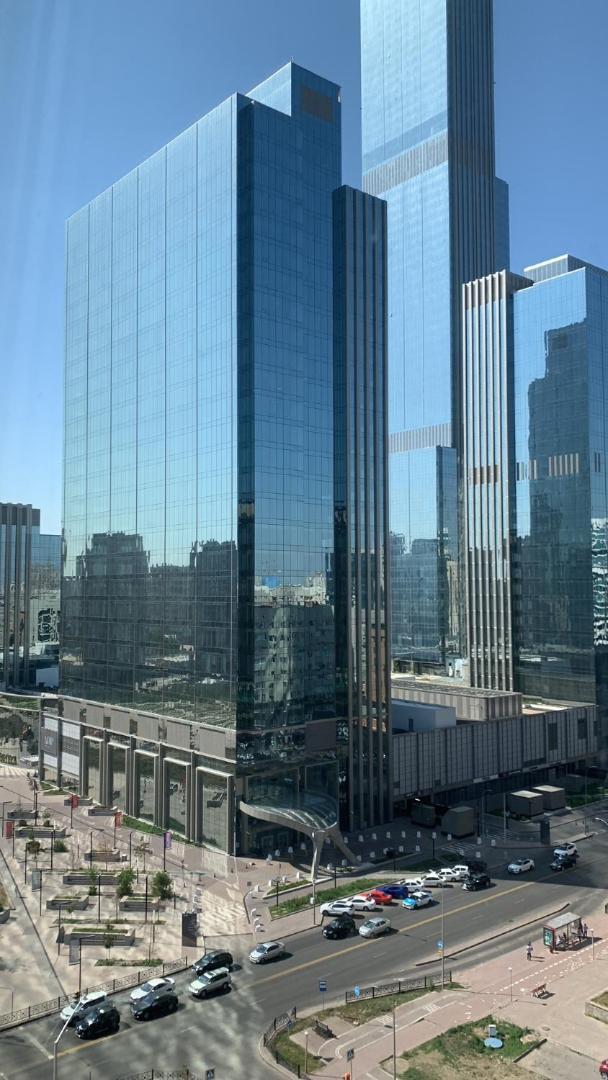 Квартира С Видом На Abu Dhabi Plaza Asztana Kültér fotó